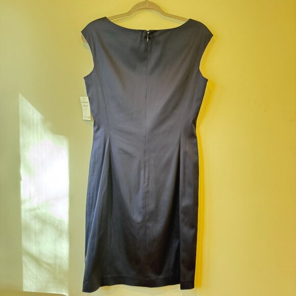 Lauren Ralph Lauren Evening Sleeveless Dress – LTHS Navy, Size 10, New with Tag - Picture 3 of 9